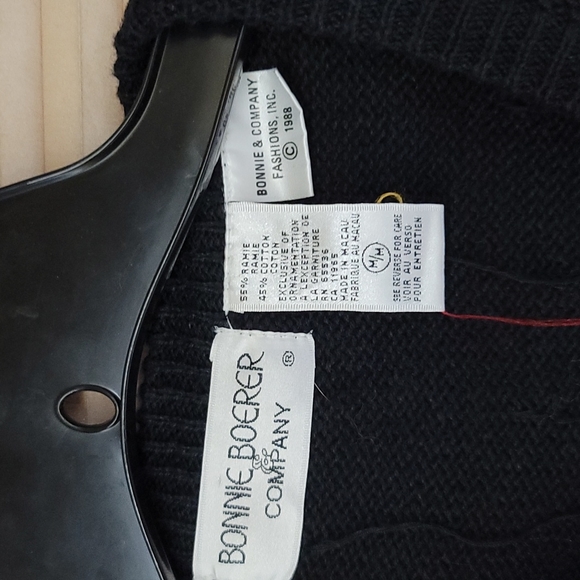 Bonnie Boerer Vintage 1988 Key knit Vest - Picture 2 of 4